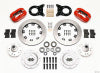 Wilwood Forged Dynalite Front Kit 12.19in Red 1970-1973 Mustang Disc & Drum Spindle