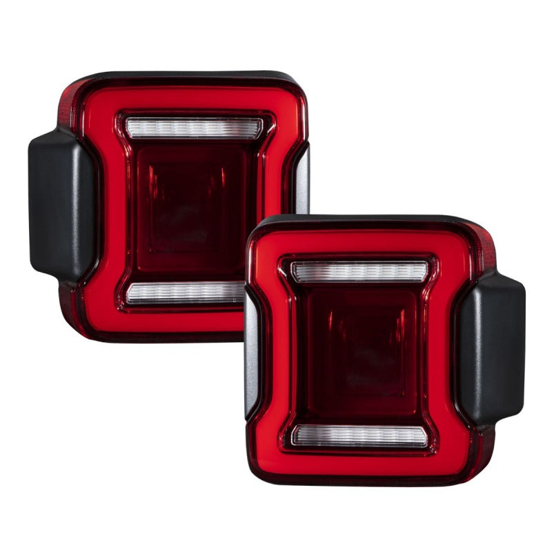 Form Lighting 2018-2023 Jeep Wrangler LED Tail Lights Red (Pair)