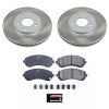 Power Stop 02-04 Pontiac Montana Front Semi-Coated Rotor Kit