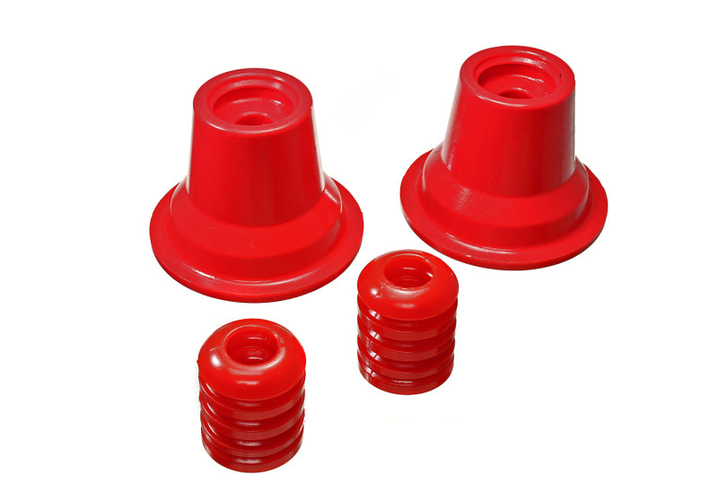 Energy Suspension Rear Shock Bushings - Red