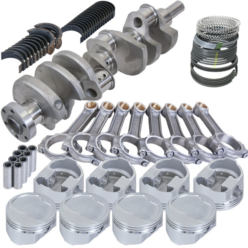 Eagle Ford 289/302 3.400in Crank 5.400in I-Beam Rods -12.5cc 4.000in Pistons Rotating Assembly