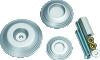 Kuryakyn Lodestar Rear Axle Sliders-BMW-Silver