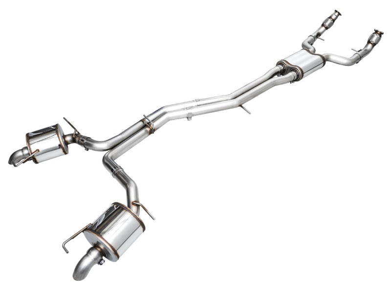 AWE Tuning Audi 2019-2023 C8 A6/A7 3.0T Touring Edition Cat-Back Exhaust- Turn Downs