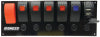 Moroso Rocker Switch Panel - Flat Surface Mount - LED w/USB - 3.388in x 9.15in -Five On/Off Switches