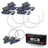 Oracle Dodge Charger 05-10 Triple Ring Halo Kit - ColorSHIFT w/ BC1 Controller