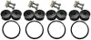 Torque Solution Billet Bumper Quick Release Kit Combo (Black): Universal