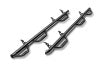 N-Fab Nerf Step 2017 Ford F-250/350 Crew Cab 8ft Bed - Gloss Black - Bed Access - DRW - 3in