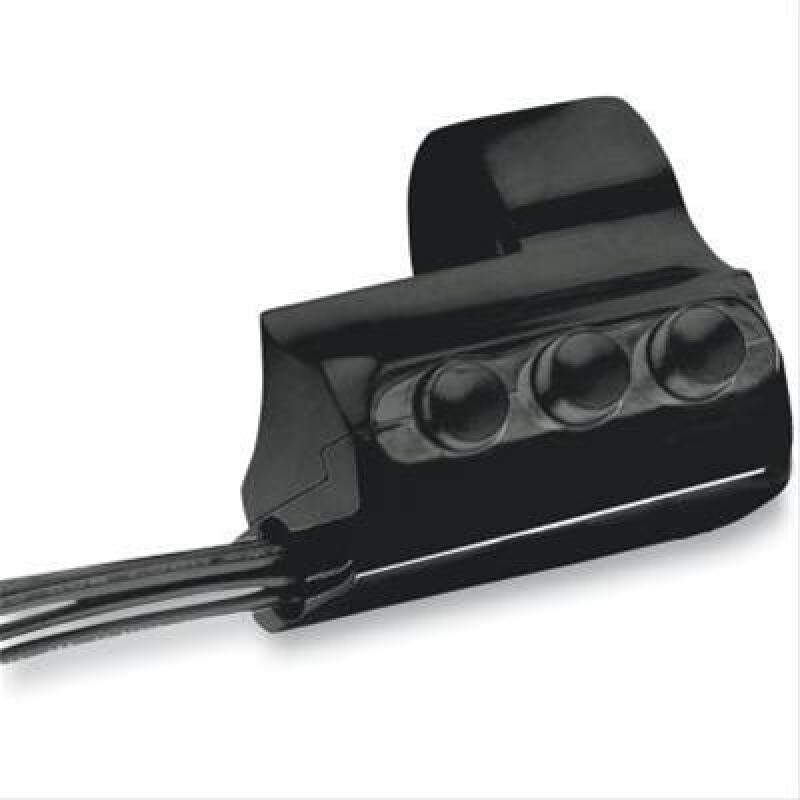 Performance Machine Switch Assembly 3 Button Right Side - Black Ano