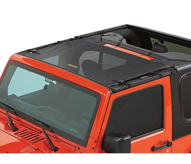 Bestop 07-18 Jeep Wrangler JK Sun Targa Bikini (Mesh)