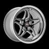 Weld S81 17x10 / 5x4.5 / ET 58 - Black Center w/ Polished Shell