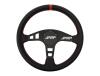PRP Flat Leather Steering Wheel - Red