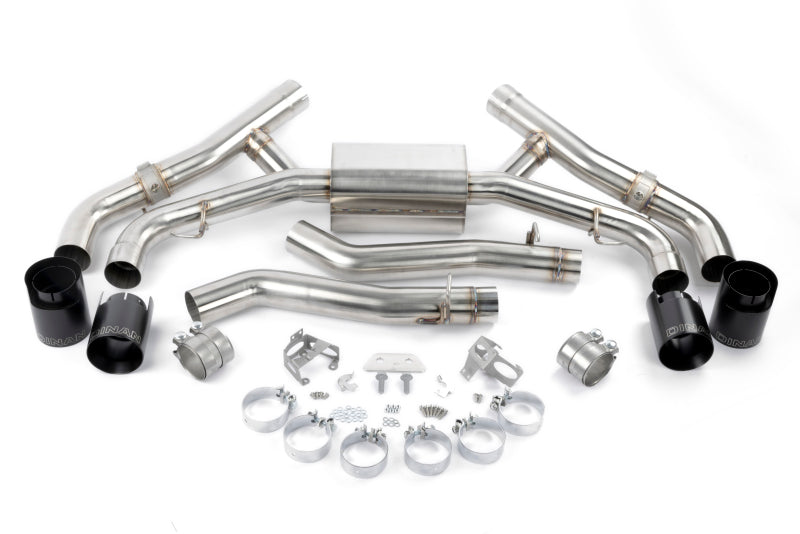 Dinan 20-26 BMW X5 M/X6 M (F95/F96) Valved Axleback Exhaust System - Black Tips