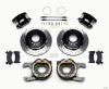 Wilwood D154 P/S Park Brake Kit Drilled Jeep Dana 35 2.56 Off 5-lug w/ lines