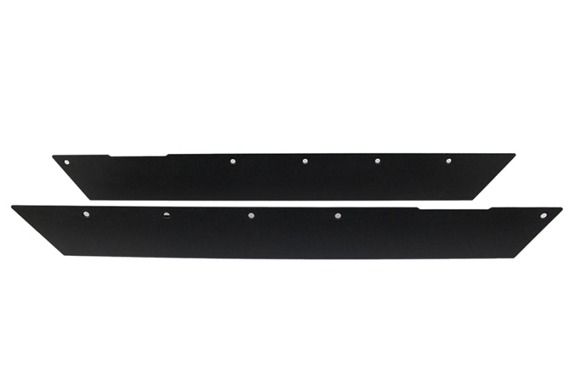 Fishbone Offroad 97-06 Jeep Wrangler TJ Steel Rock Slider W/O Tube Step - Black Textured Powdercoat