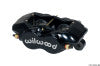 Wilwood Caliper-Forged Dynalite w/Dust Seal-Black 1.38in Pistons .81in Disc