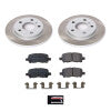 Power Stop 04-08 Pontiac Grand Prix Rear Semi-Coated Rotor Kit