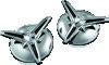 Kuryakyn Knock-Off Center Caps For Trikes Chrome