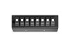 sPOD 07-08 Jeep Wrangler JK Add On Blue LED 8-Switch Panel (for SourceSE)