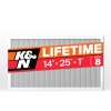 K&N HVAC Filter 14 X 25 X 1 Merv 8