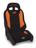 PRP EnduroCrawl Reclining Suspension Seat - Black/Orange Tweed - Driver