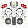 Wilwood Narrow Superlite 4R Rear Kit 14.00in Drilled Red 2007-up Jeep JK w/Lines