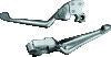 Kuryakyn Boss Blades With Adjustable Clutch 96-Up Cable Chrome