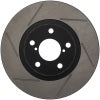 StopTech Power Slot 00-05 Legacy / 7/98-08 Impreza Front Right SportStop Slotted Rotor