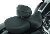 Mustang Harley Standard Touring Driver Backrest Pouch Cover - Black