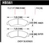 Hawk Performance Ceramic Street Brake Pads