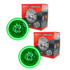 Oracle Lighting 97-06 Jeep Wrangler TJ Pre-Assembled LED Halo Headlights -Green