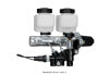 Wilwood Tandem Remote M/C Kit w L/H Bracket & Prop Valve - 1in Bore Ball Burnished