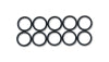 Vibrant -20AN Rubber O-Rings - Pack of 10