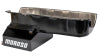 Moroso Pre-85 Chevrolet Small Block (w/Passenger Side Dipstick) Wet Sump 7qt 8in Steel Oil Pan - Blk