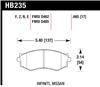 Hawk 91-96 Infiniti G20/ Nissan 240SX/ Sentra HPS Street Front Brake Pads