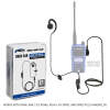 Rugged Radios Lapel Mic - 1 Wire with Ear Hook for Handheld Radios