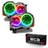 Oracle 08-10 Jeep Grand Cherokee SMD HL - HID - ColorSHIFT w/ BC1 Controller