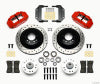 Wilwood Narrow Superlite 6R Front Hub & 1PC Rtr Kit 12.88in Drilled -Red Magnum Force Drop Spindle