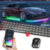 XK Glow XKmax RGBW 8pc Addressable Car Underglow Kit Universal Fitment for 12v