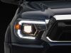 Raxiom 12-15 Toyota Tacoma Axial Series Switchback Projector Headlights- Chrome- Clear Lens