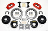 Wilwood Narrow Superlite 4R Rear P-Brk Kit 12.88in Drilled Red Big Ford New Style 2.36in Offset