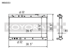 Koyo 2022 Honda Civic 1.5L Turbo (MT and CVT) / 2023 Acura Integra All Aluminum Radiator