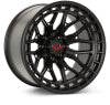 Vossen LCX-02 24x14 - 8x170 - ET75 - Mega Deep - 125.1 - Satin Black Wheel