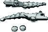 Kuryakyn Zombie Levers 14-16 Touring Chrome