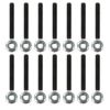 Moroso Chevrolet Big Block Fabricated Valve Covers Broached Stud Kit (Non-Serrated Flange Nuts)