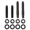 Moroso 2PC 5/16in-24 x 1.625in & 2 PC 5/16in-24 X 2.0in Long 12-Point Nuts Carb Stud Kit w/Bracket