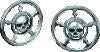 Kuryakyn Zombie Speaker Grills Chrome