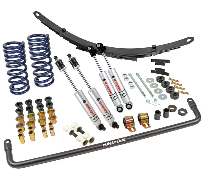 Ridetech 63-82 Chevrolet Corvette StreetGrip Suspension System w/ RQ-S Shocks & Steel Leaf Spring