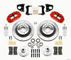 Wilwood Narrow Superlite 6R Front Hub & 1PC Rtr Kit 12.88in-Red 62-72 CDP B & E Body-Drum