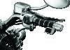 Kuryakyn ISO Grip With Contoured Throttle Boss Throttle-By-Wire Chrome