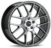 Enkei Raijin 19x8 42mm Inset 5x120 Bolt Pattern 72.6 Hub Bore Hyper Silver Wheel